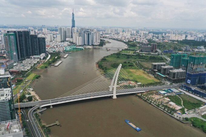 Cầu Ba Son bắc qua sông Sài Gòn nối quận 1 với TP Thủ Đức: Quỳnh Trần