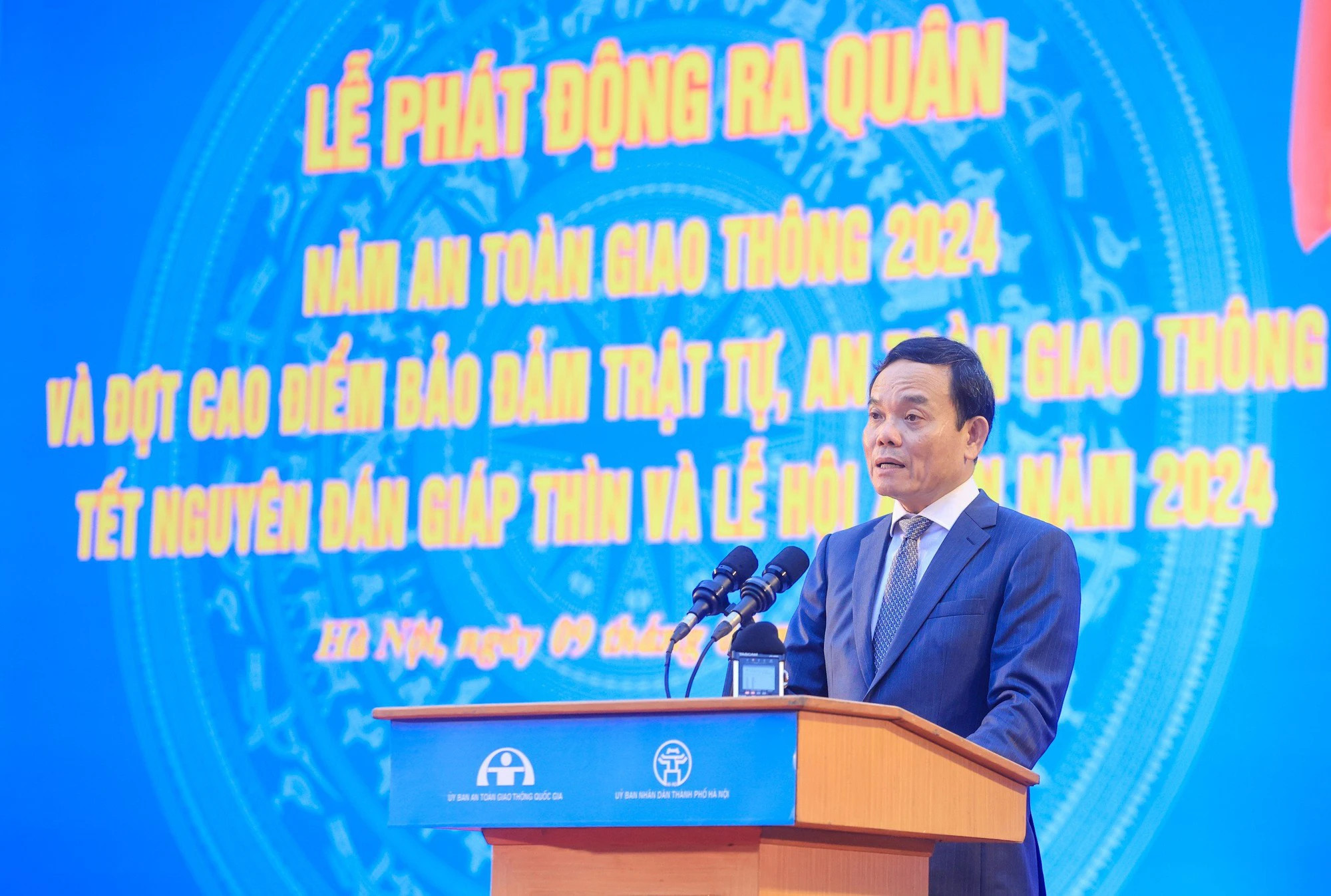 Deputy Prime Minister Tran Luu Quang Launches Traffic Safety Year 2024 ...