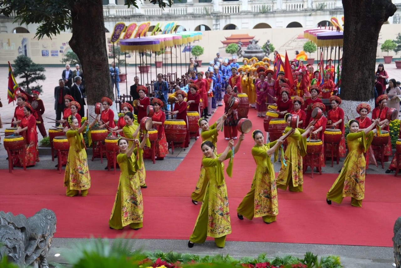 Hoàng thành Thăng Long tái hiện nghi lễ Tết tiêu biểu của cung đình xưa