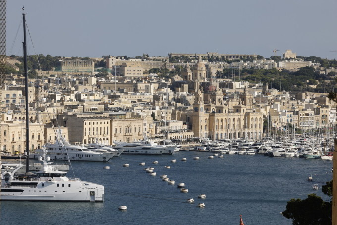 Bến cảng Valletta ở Malta, ngày 29/9. Ảnh: AFP