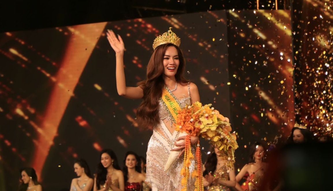 Màn ứng xử ấn tượng của tân Miss Grand Vietnam 2023 Lê Hoàng Phương - Ảnh 2.