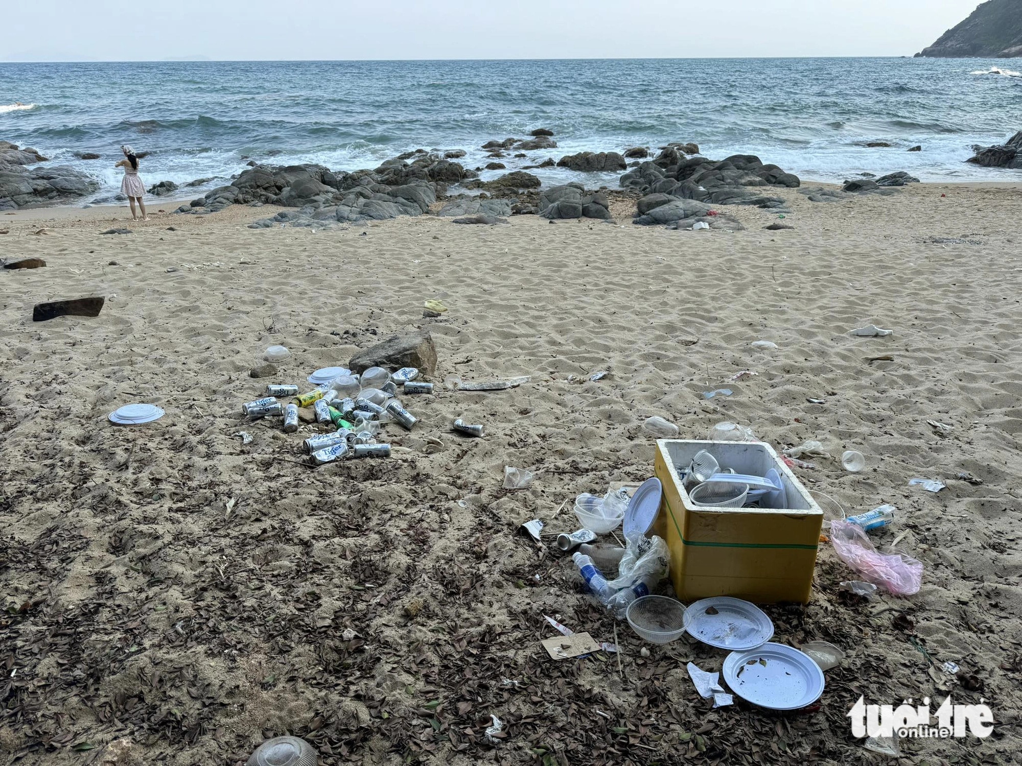 Многие места на полуострове Сон Тра завалены мусором - Vietnam.vn