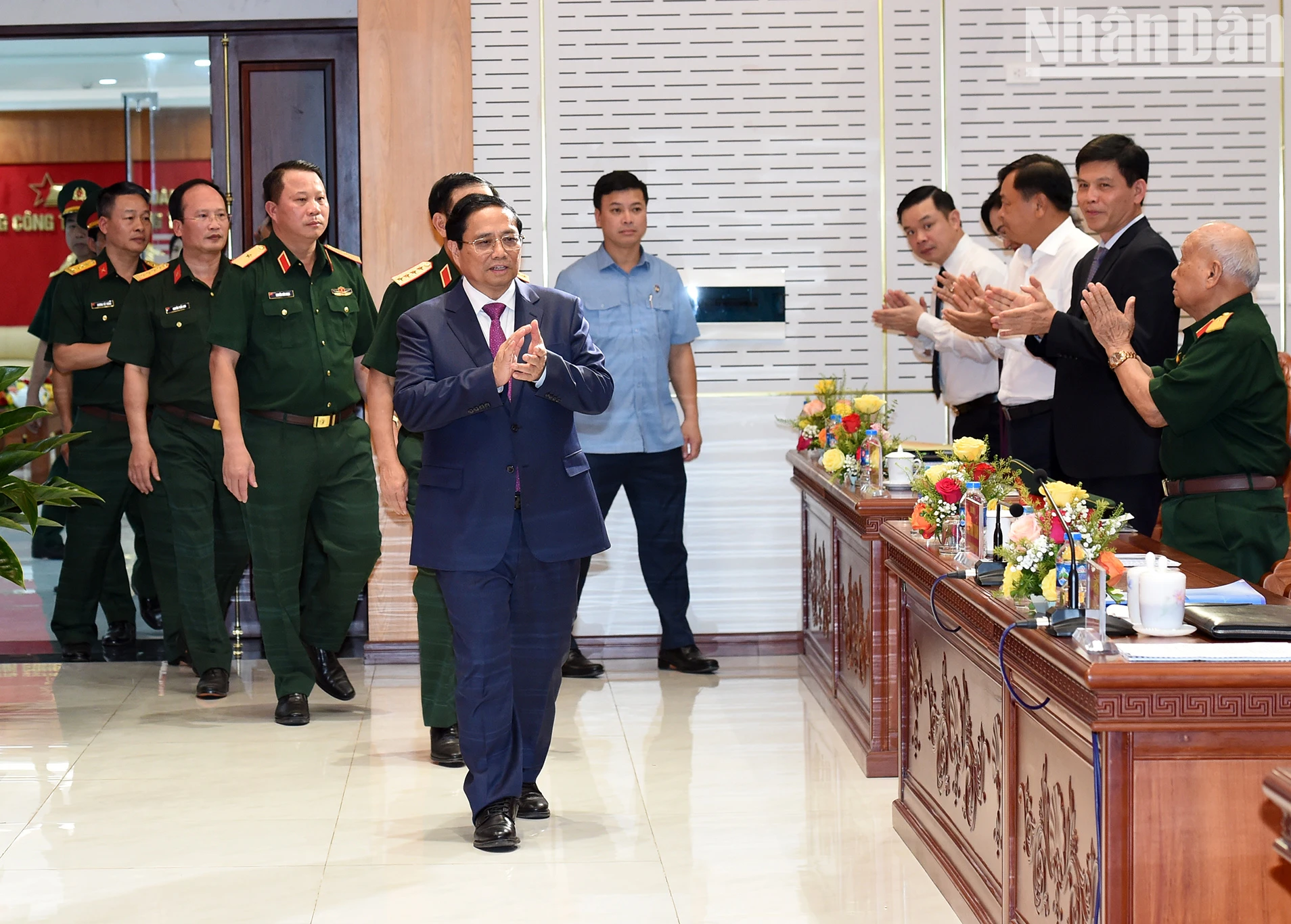 [Ảnh] Thủ tướng Phạm Minh Chính thăm và làm việc tại Binh đoàn 12 ảnh 4