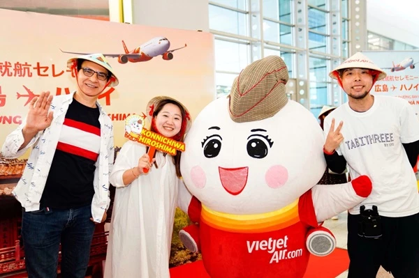 日本アジア航空の帽子 吊せ