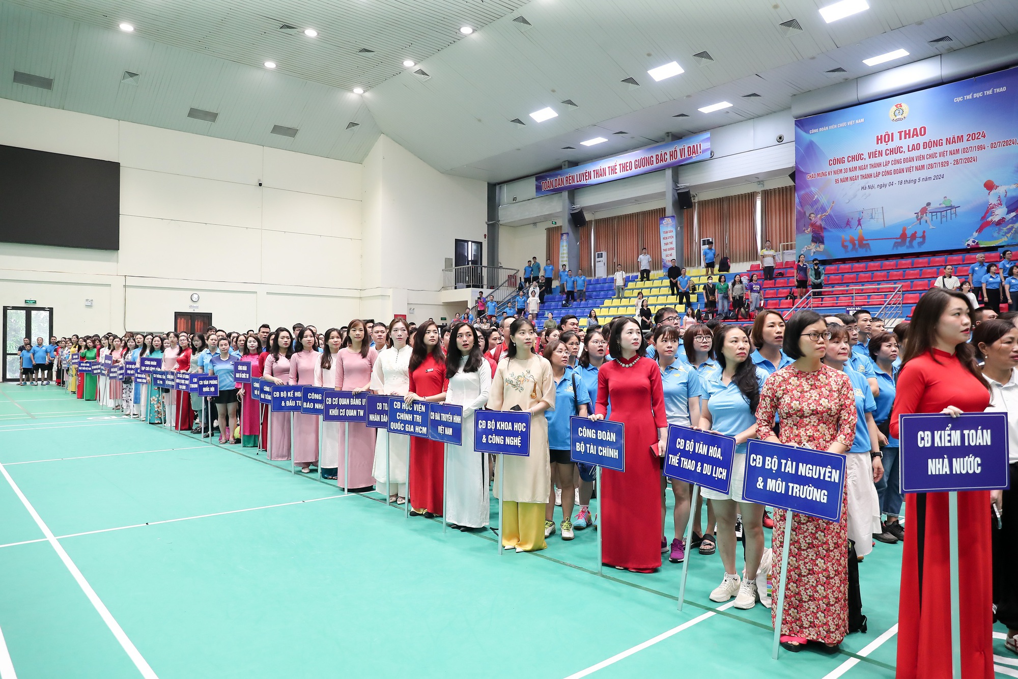 Hơn 1500 vận động viên tham dự hội thao Công đoàn Viên chức Việt Nam năm 2024 - Ảnh 5.
