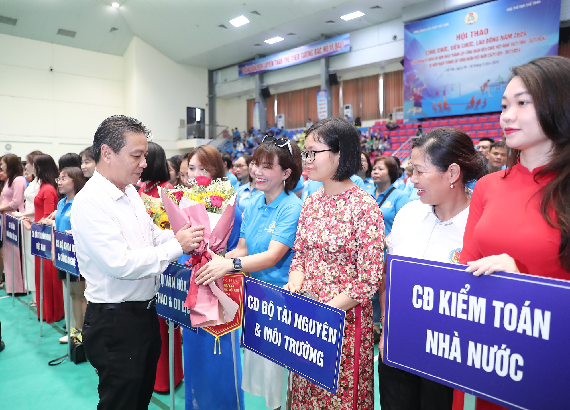 Hơn 1500 vận động viên tham dự hội thao Công đoàn Viên chức Việt Nam năm 2024 - Ảnh 7.