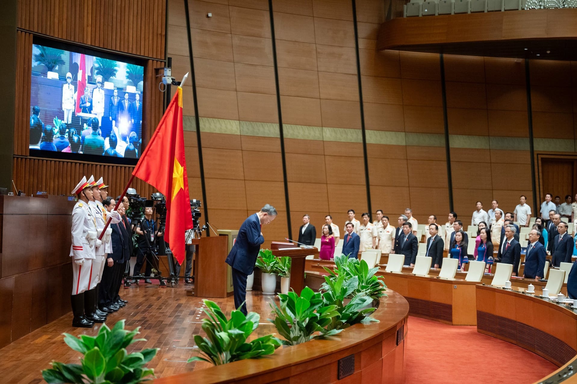 Hình ảnh Chủ tịch nước Tô Lâm tuyên thệ nhậm chức