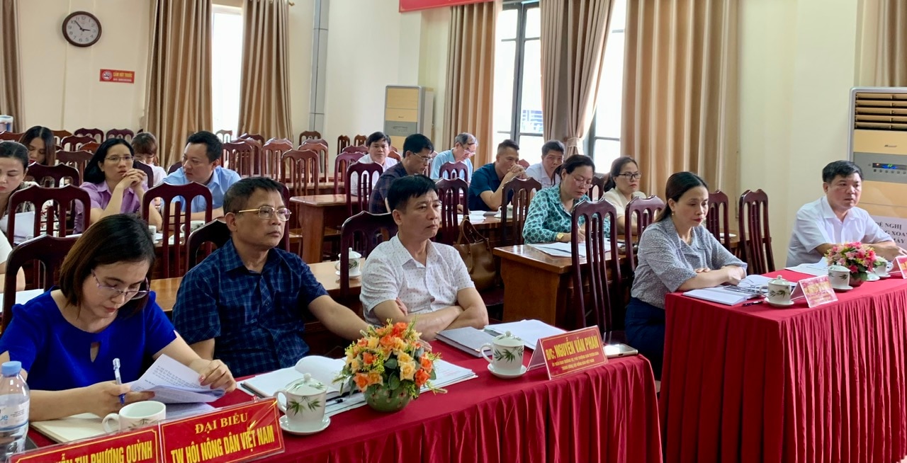 Phó Chủ tịch BCH Hội Nông dân Việt Nam Bùi Thị Thơm làm việc với Hội Nông dân tỉnh Hà Nam- Ảnh 3.