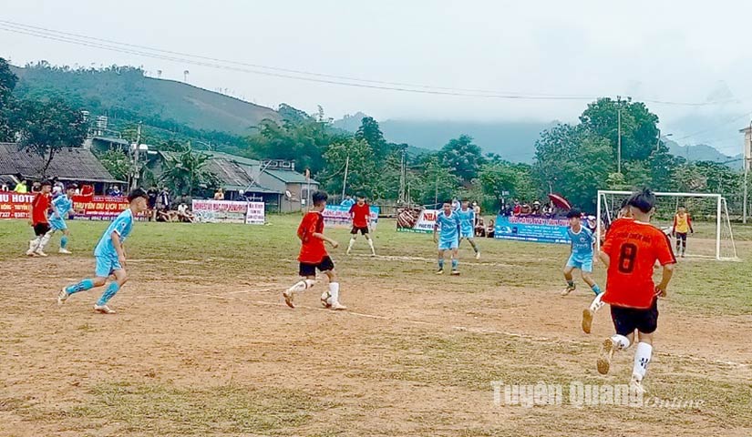 Tuyên Quang: 180 vận động viên tham gia Giải Bóng đá thiếu niên và nhi đồng - Ảnh 2.