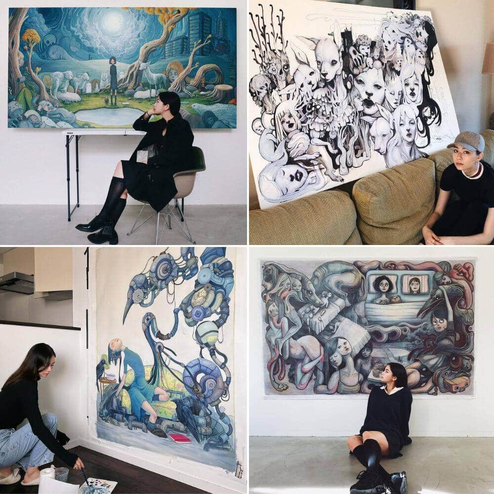 Lauren Tsai is a painter, model and actress. Photo: Instagram