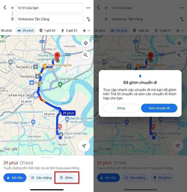 Cách lưu quãng đường trên Google Maps đơn giản - 2