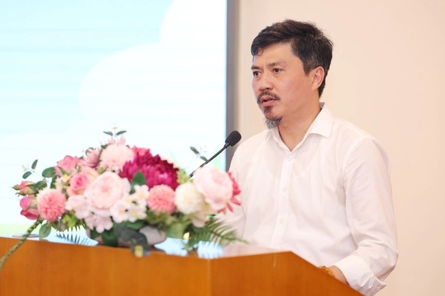 Ông Lê Xuân Thành - Tổng biên tập báo Thể thao và Văn hóa phát biểu tại buổi lễ. Ảnh: BTC