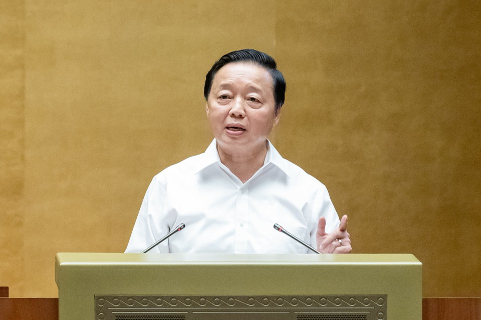 Phó Thủ tướng Chính phủ Trần Hồng Hà phát biểu tại phiên thảo luận