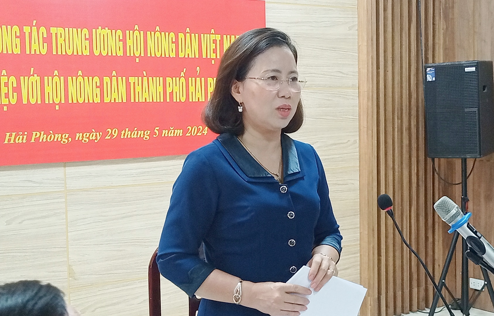 Phó Chủ tịch Bùi Thị Thơm và đoàn công tác TƯ Hội NDVN làm việc với Hội Nông dân Hải Phòng- Ảnh 4.
