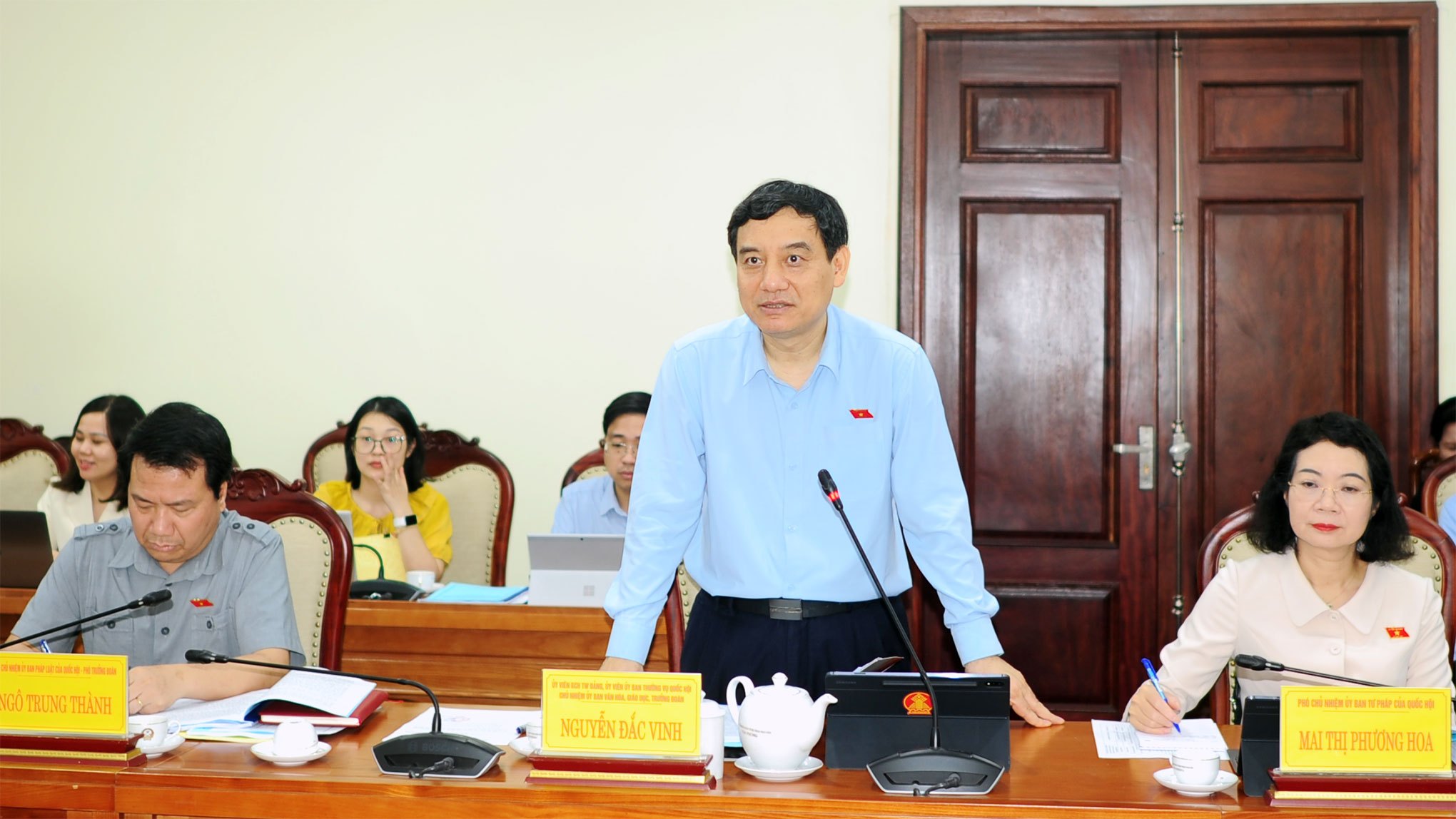 Đoàn giám sát của Ủy ban Thường vụ Quốc hội về đơn vị sự nghiệp công lập làm việc với UBND tỉnh Thái Nguyên