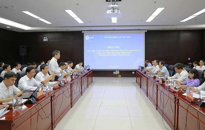 EVN làm việc với UBND thành phố Đà Nẵng về tình hình cung cấp điện