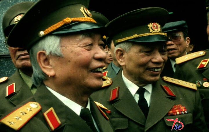 Hình ảnh quý giá về Đại tướng Võ Nguyên Giáp trong phim "Hồi ức Điện Biên".