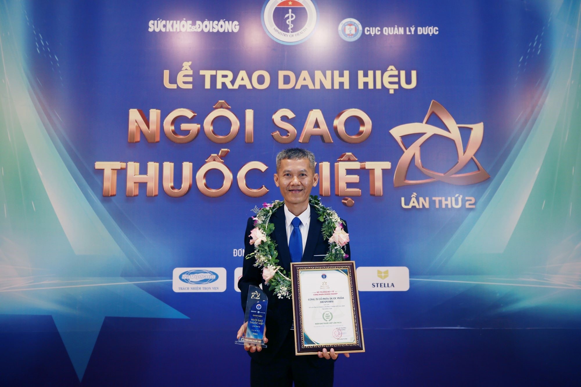 Imexpharm vinh dự nhận danh hiệu "Ngôi Sao Thuốc Việt' lần thứ 2, khẳng định vị thế về chất lượng EU-GMP- Ảnh 1.