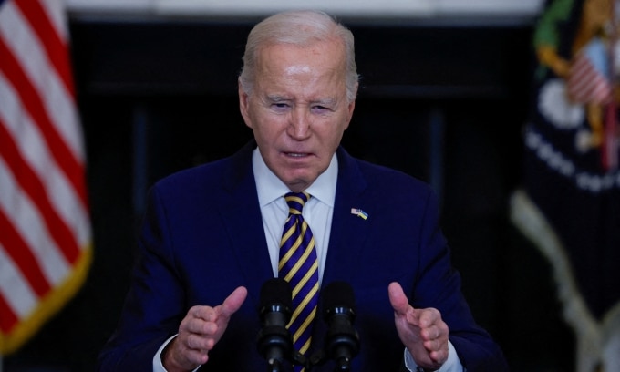 Tổng thống Mỹ Joe Biden tại Washington hôm 6/2. Ảnh: Reuters