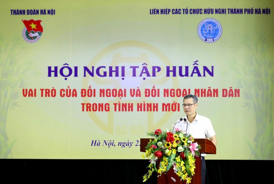 Phó Chủ tịch Liên hiệp các tổ chức hữu nghị TP Hà Nội, ông Nguyễn Nam Hải. 