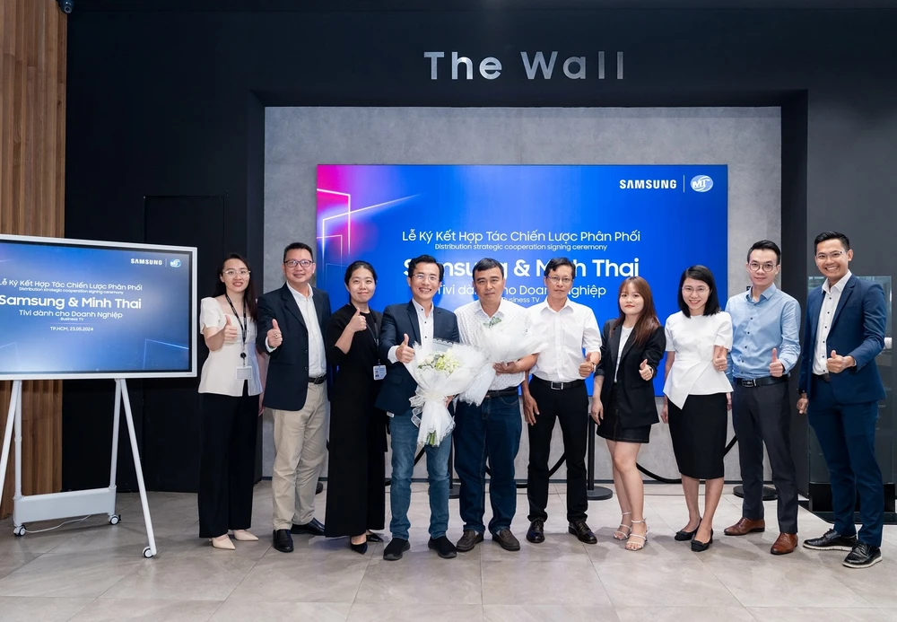Samsung hợp tác cùng công ty Minh Thái