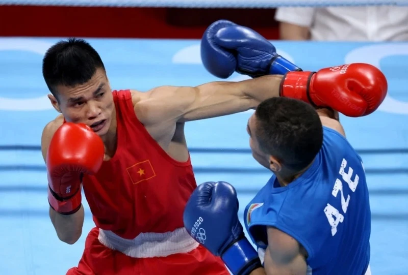Nguyễn Văn Đương đã để thua ở giải vòng loại Olympic tại Thái Lan. Ảnh: IOC