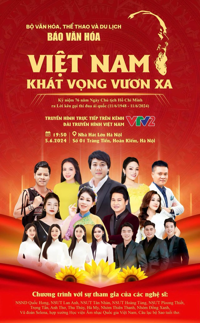 Chương trình nghệ thuật "Việt Nam- Khát vọng vươn xa" kỷ niệm 76 năm Ngày Bác Hồ kêu gọi thi đua ái quốc - Ảnh 2.