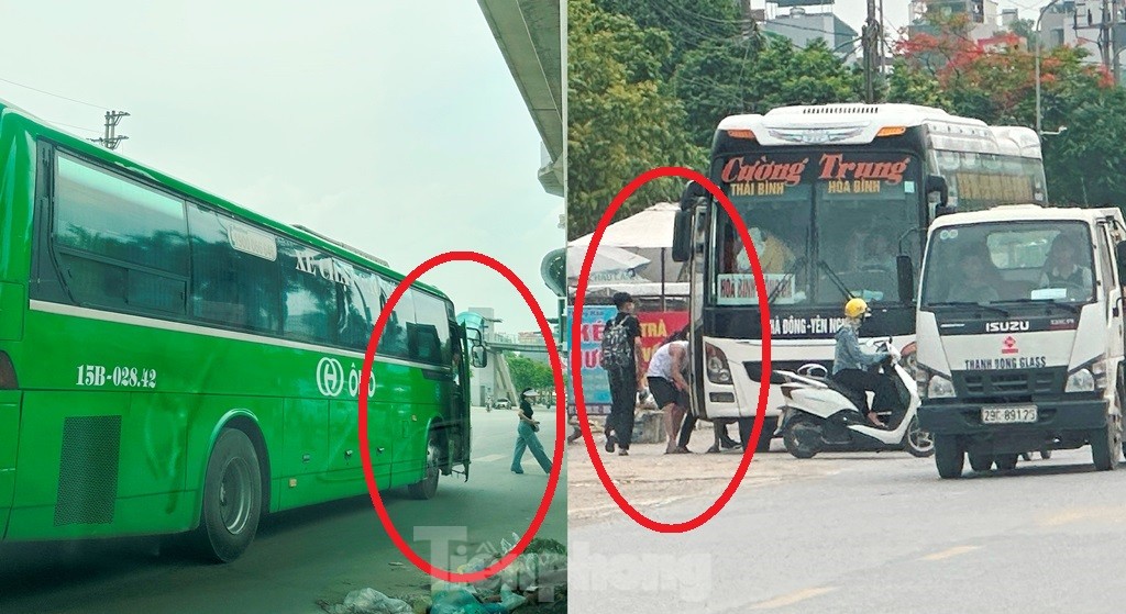 Tận thấy bến xe lậu dài nửa cây số trên đường phố Hà Nội ảnh 11