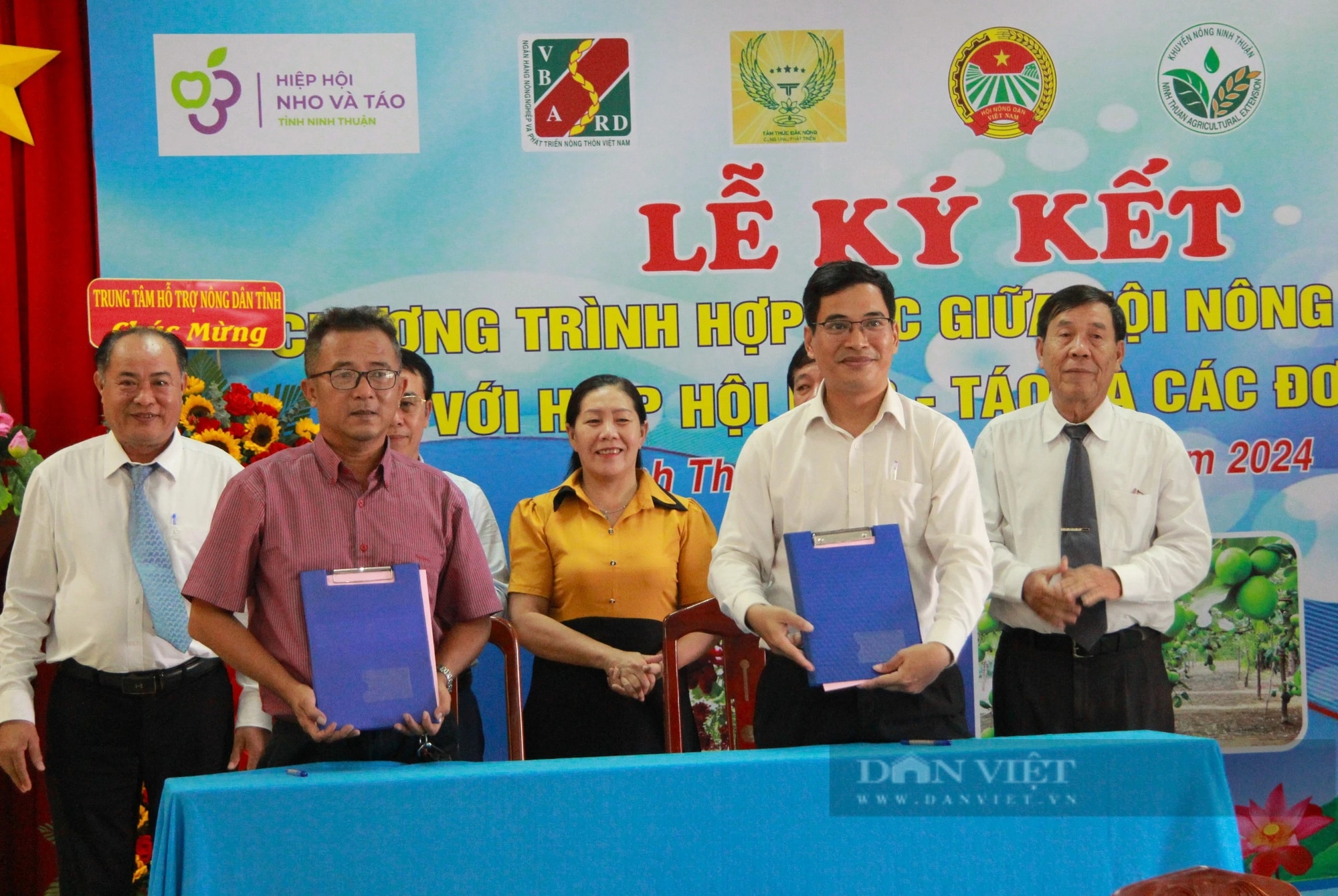 Hội Nông dân Ninh Thuận ký kết chương trình hợp tác phát triển nho, táo- Ảnh 3.