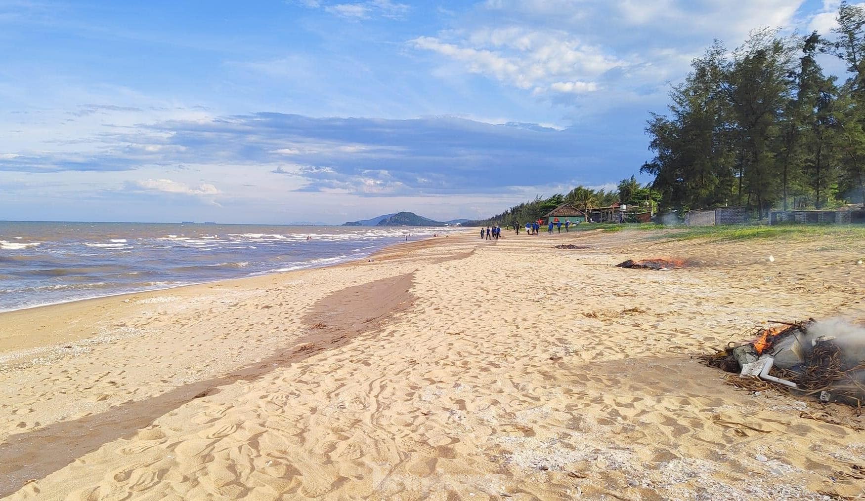 Đoàn viên thanh niên làm sạch bãi biển, hưởng ứng tháng hành động vì môi trường ảnh 12