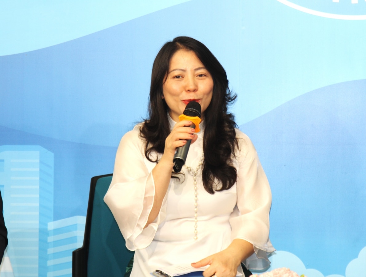 Tổng Giám đốc Nguyễn Thị Kim Thanh trực tiếp dẫn chương trình