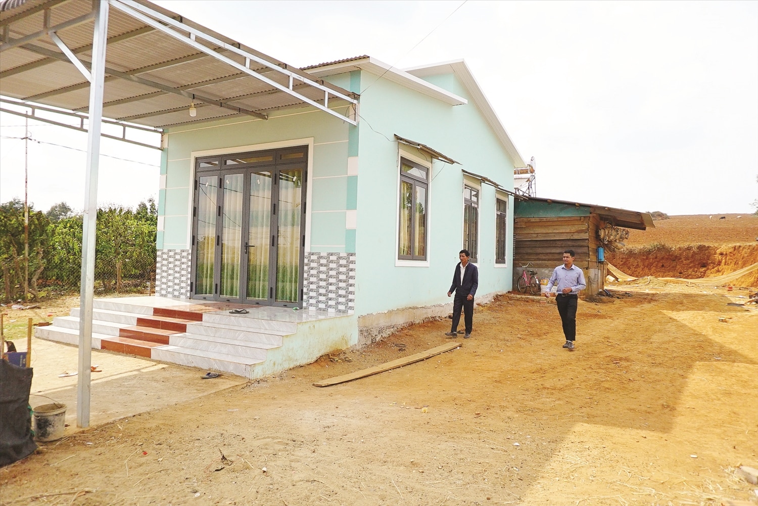Những căn nhà mới từ Chương trình MTQG 1719 giúp đồng nghèo ở huyện Đức Trọng, Lâm Đồng an cư lạc nghiệp.