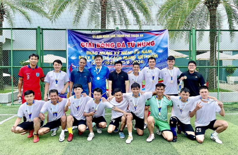 TP. Thuận An tổ chức giải bóng đá chào mừng kỷ niệm 99 năm ngày Báo chí cách mạng Việt Nam