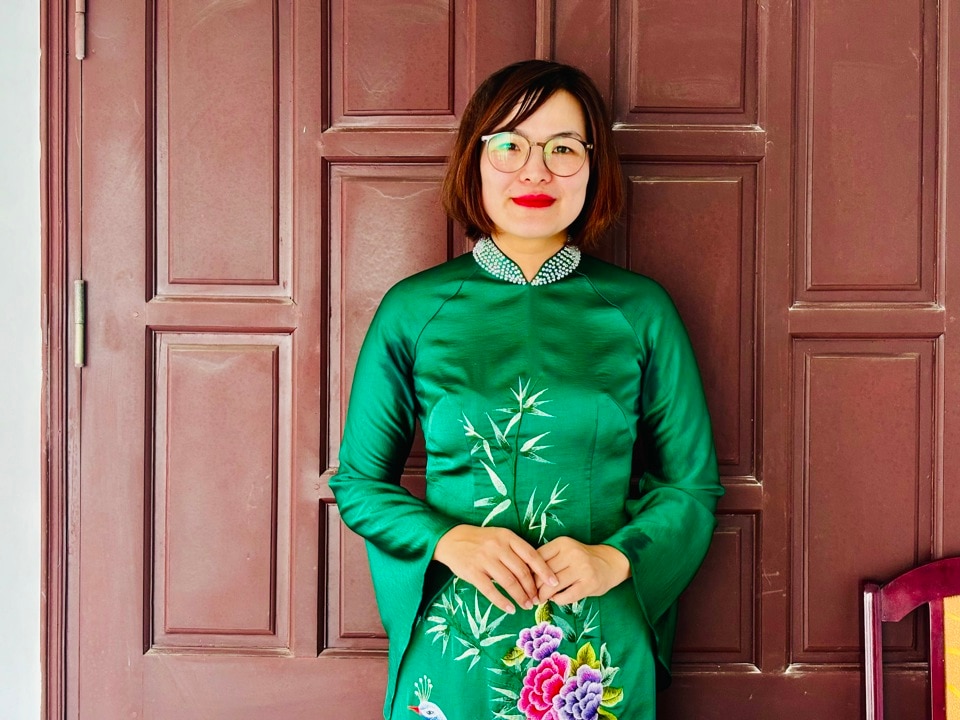 Chị Nguyễn Thị Thắm, Chủ tịch Hội LHPN xã Phù Linh, huyện Sóc Sơn