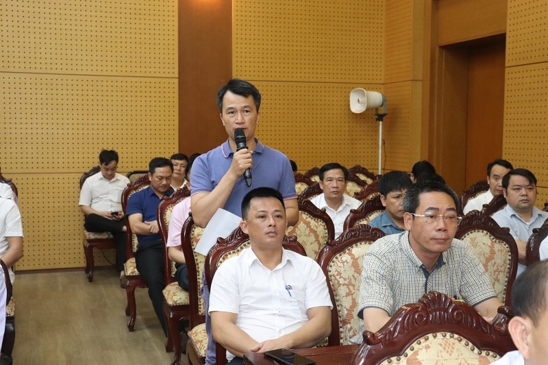 Cử tri Nguyễn Như Quỳnh kiến nghị đẩy nhanh tiến độ các dự án trọng điểm trên địa bàn huyện.