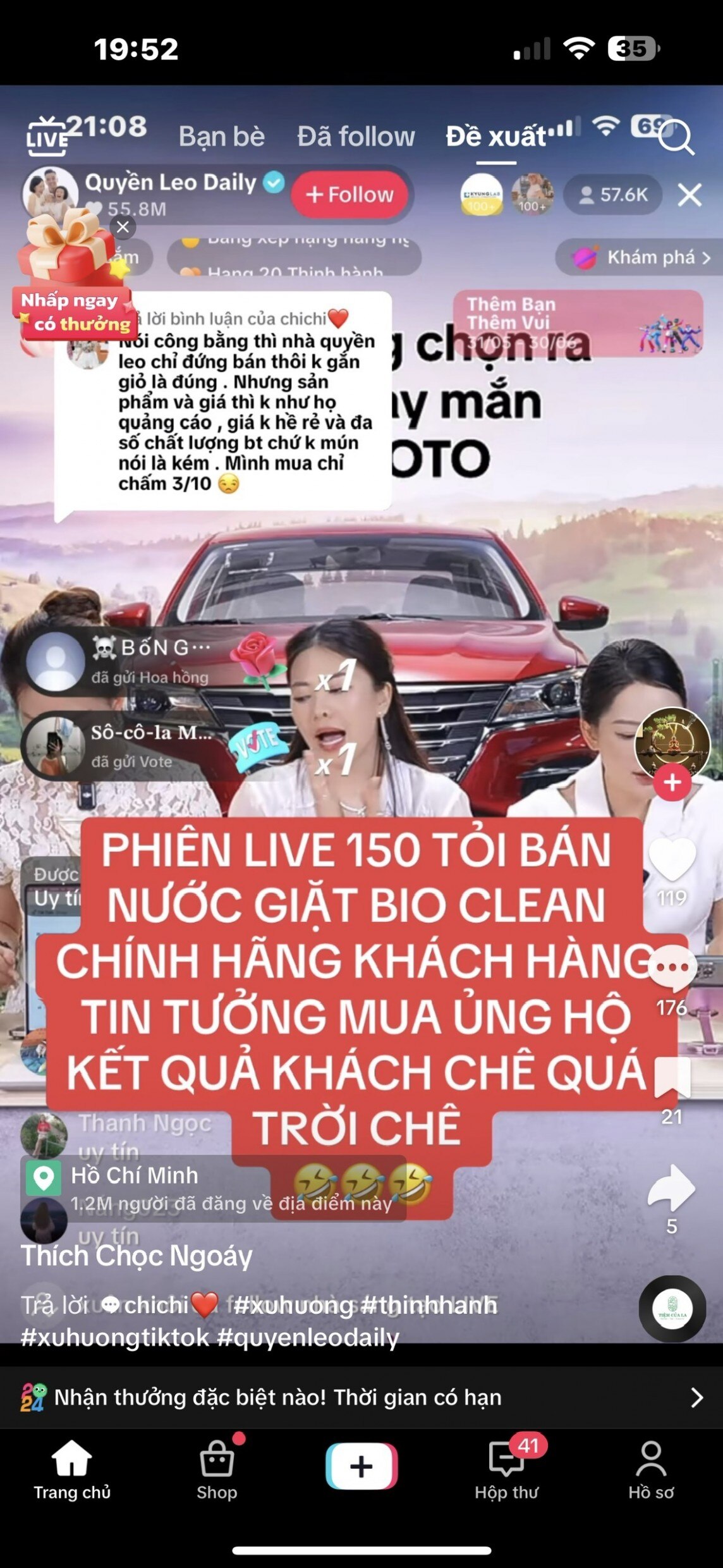 Nồi cơm điện phiên livestream trăm tỷ nhà Quyền Leo bị 'bóc' là hàng tồn kho