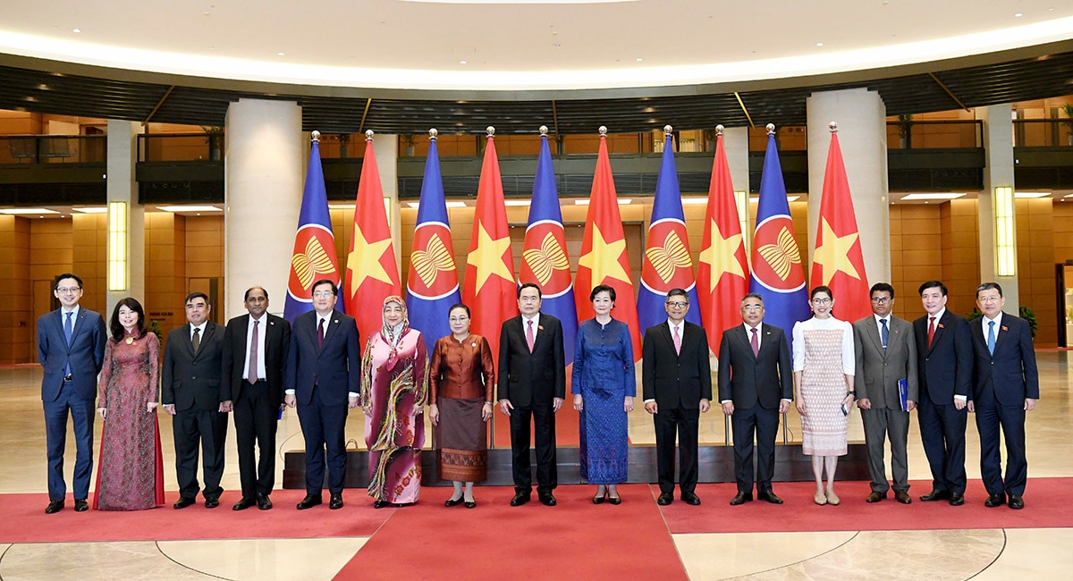 Chủ tịch Quốc hội Trần Thanh Mẫn tiếp Đại sứ, Đại biện các nước ASEAN và Timor - Leste