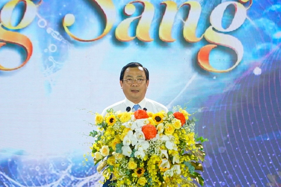 Ông Nguyễn Trùng Khánh phát biểu tại Liên hoan Du lịch Biển Nha Trang 2024.