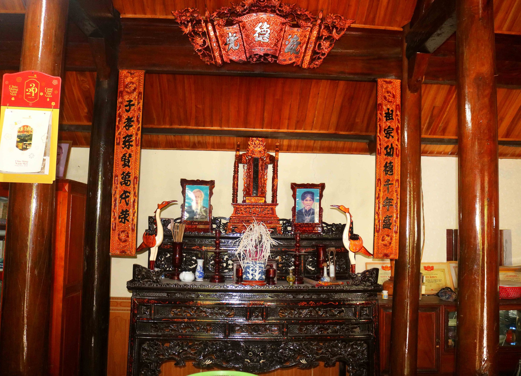 Cận cảnh nhà cổ ở làng quê xã Kim Liên của Nghệ An, có một nhà gỗ từ thời nhà Lê, đã gần 300 tuổi- Ảnh 6.