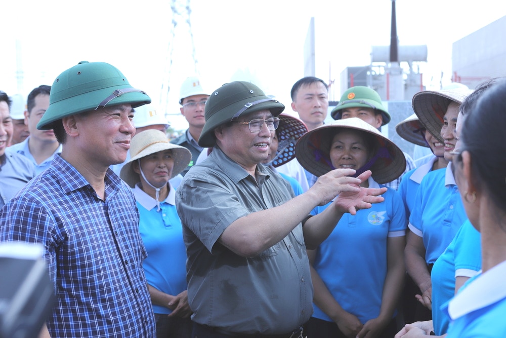 Thủ tướng Phạm Minh Chính kiểm tra dự án đường dây 500kV mạch 3- Ảnh 2.