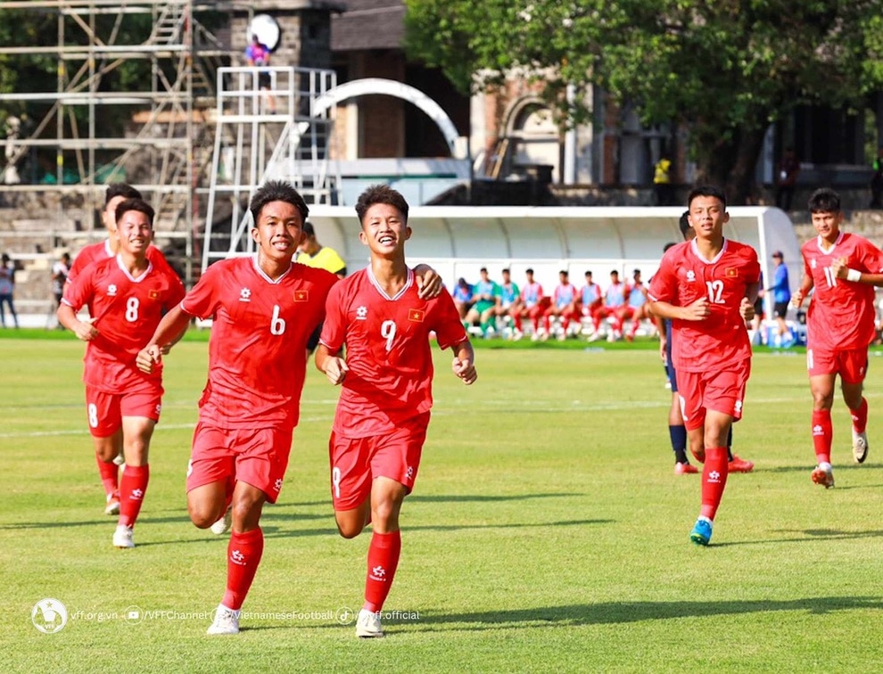 U16 Việt Nam thắng U16 Brunei 15-0 tại giải Đông Nam Á - 2