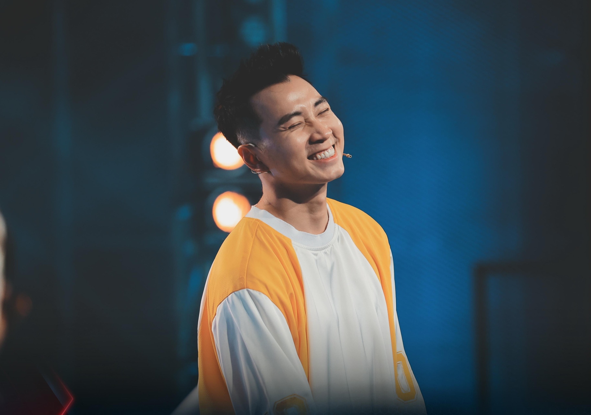 Karik trong Rap Việt, chương trình đưa tên tuổi anh đến với rộng rãi công chúng - Ảnh: BTC