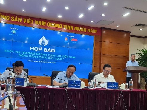 Bộ NNPTNT phát động cuộc thi “80 năm ngành thủy lợi Việt Nam đồng hành cùng đất nước“. Ảnh: Vũ Long