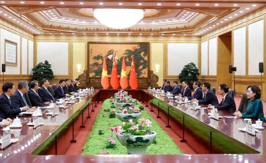 Thủ tướng Chính phủ Phạm Minh Chính cho biết, Việt Nam ủng hộ Trung Quốc nộp đơn gia nhập CPTPP. Ảnh: Nhật Bắc/VGP