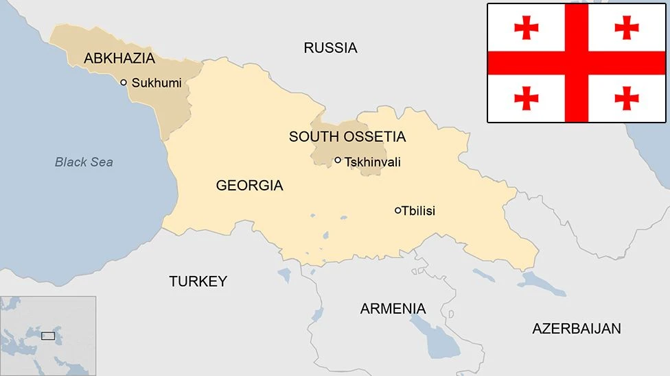 Gruzia là đất nước nằm ở khu vực nào?