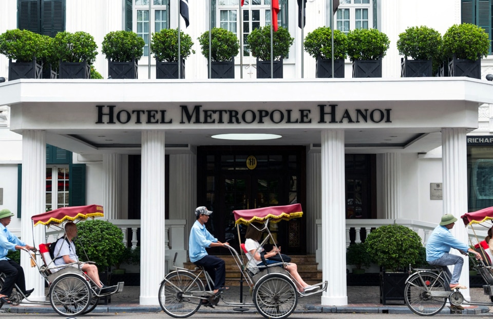 Khách sạn Sofitel Legend Metropole Hanoi một trong những địa điểm hút khách đặt phòng khi đến Hà Nội. Ảnh: Hoài Nam