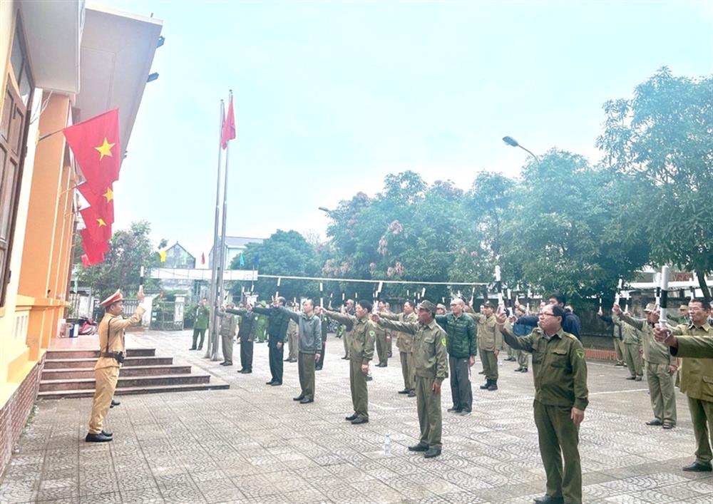 Tăng cường bồi dưỡng, nâng cao năng lực, nghiệp vụ cho lực lượng tham gia bảo vệ ANTT ở cơ sở. Ảnh: Công an Nghệ An