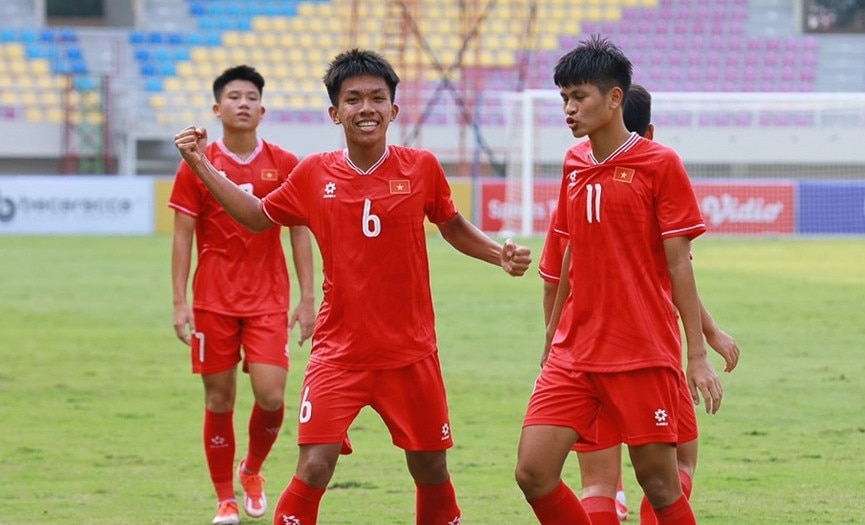 U16 Việt Nam thắng Myanmar 5-1, vào bán kết giải Đông Nam Á