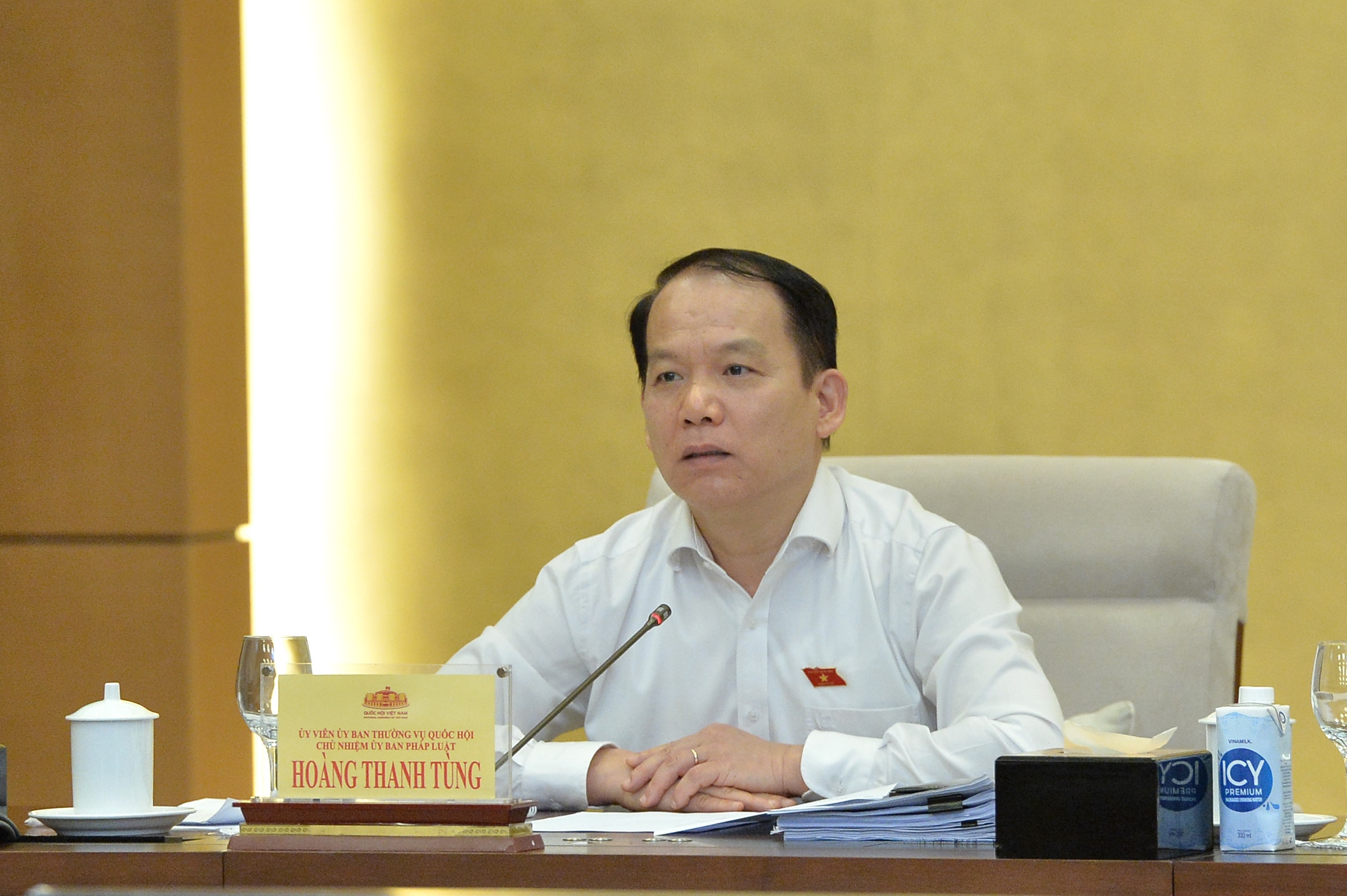 Phó Chủ tịch Quốc hội Nguyễn Khắc Định chủ trì làm việc với Chính phủ về hoạt động của đơn vị sự nghiệp công lập -0