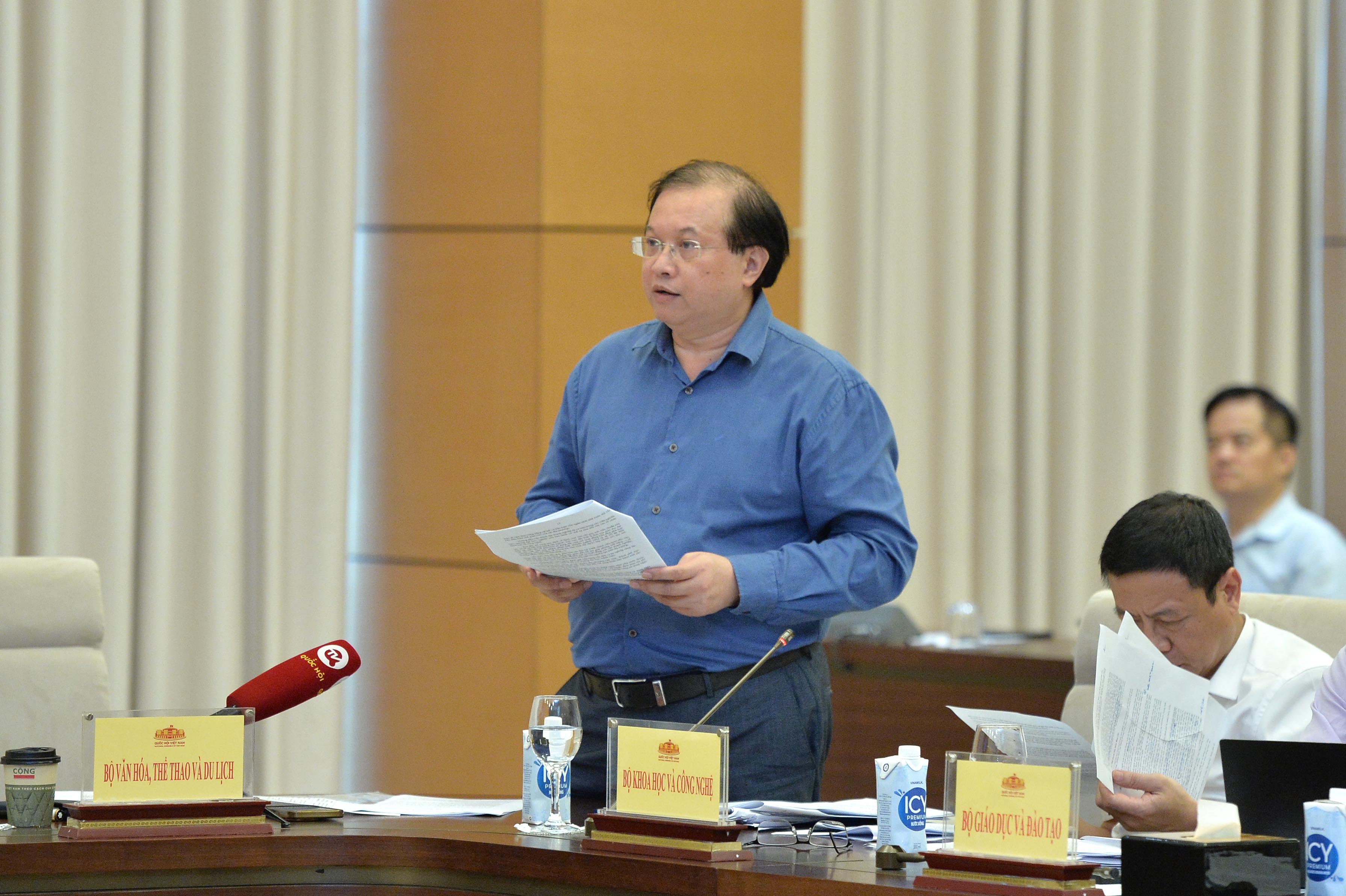 Phó Chủ tịch Quốc hội Nguyễn Khắc Định chủ trì làm việc với Chính phủ về hoạt động của đơn vị sự nghiệp công lập -1